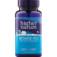 HIGHER NATURE BETAINE HCL 300MG 90CAPS