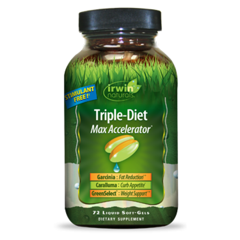 IRWIN NATURALS TRIPLE DIET MAX ACCELERATOR 72CT