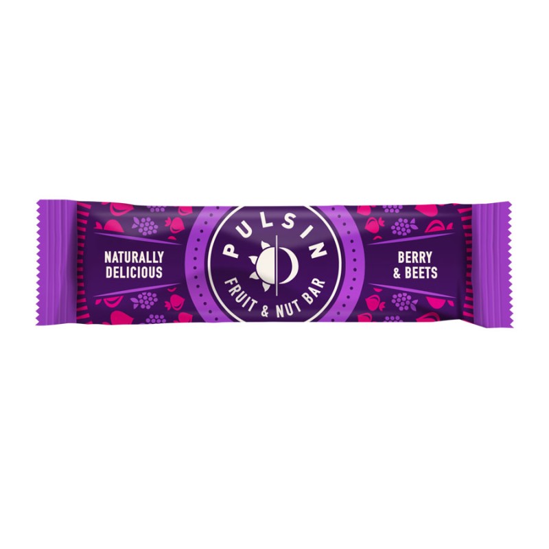 PULSIN SRP FRUIT & NUT BERRY/BEETROOT BAR 35G PULSIN SRP FRUIT & NUT BERRY/BEETROOT BAR 35G