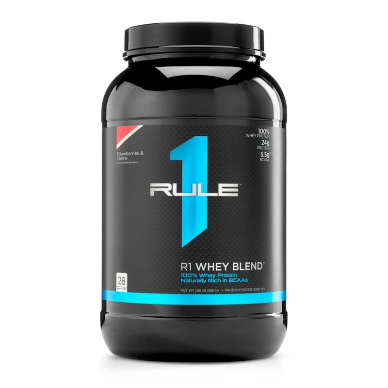 RULE 1 WHEY BLEND STRAWBERRIES & CREAM 896G