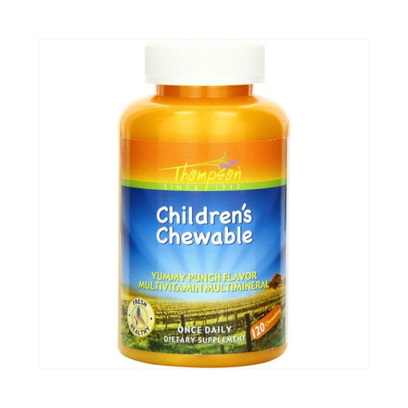 THOMPSON CHILDREN’S CHEWABLES MULTI-VIT 120'S