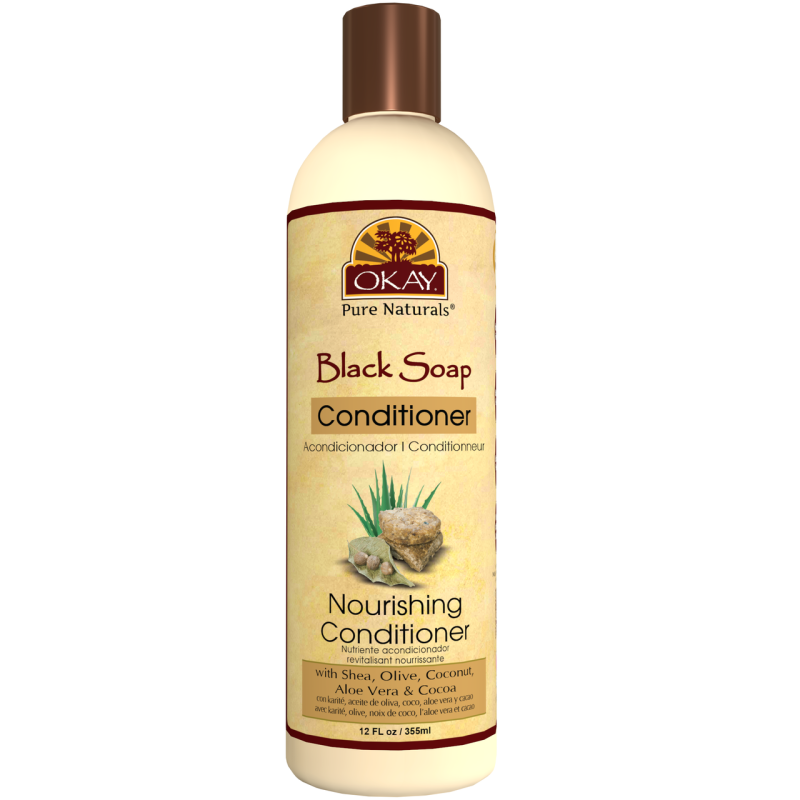 OKAY BLACK SOAP NAURISHING CONDITIONER 355ML