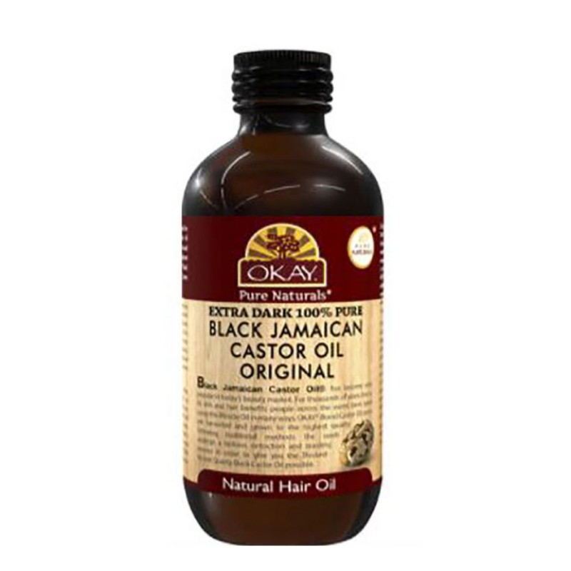 OKAY BLACK JAMAICAN EXTRA DARK CASTOR OIL ORIGINAL 118ML