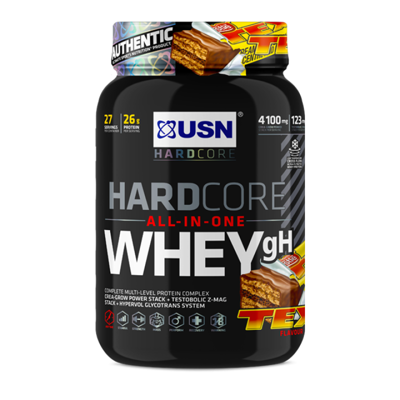 USN HARDCORE WHEY GH TEX FLAVOUR 908G FOR MUSCLE GAIN