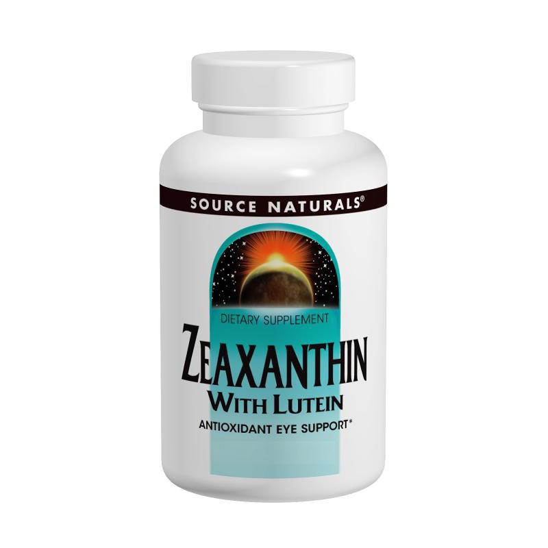 SOURCE NATURALS ZEAXANTHIN WITH LUTEIN 10MG 30CAPS