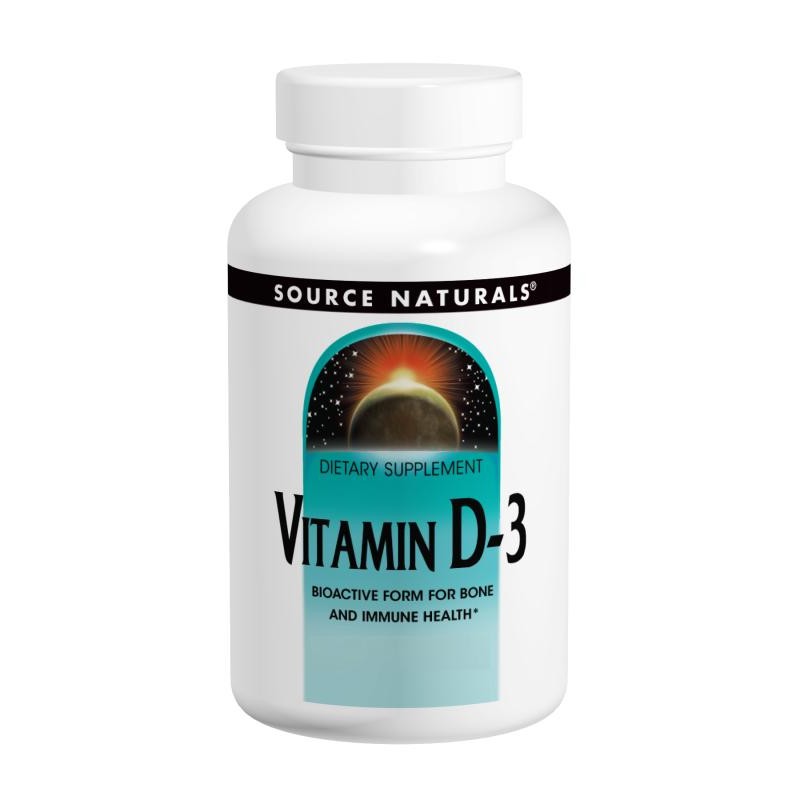 SOURCE NATURALS VITAMIN D-3 5000 IU 60'S