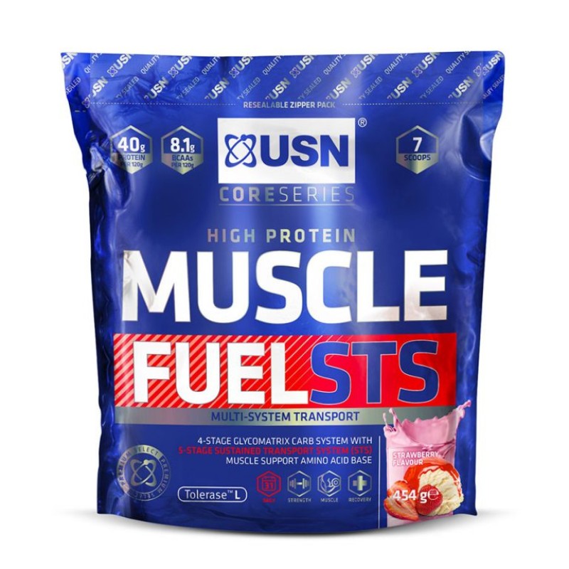 USN MUSCLE FUEL STS STRAWBERRY 454G