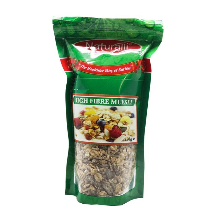 NATURALLI HIGH FIBRE MUESLI 500G