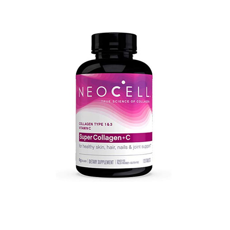 NEOCELL SUPER COLLAGEN TYPE 1& 3 + VITAMIN C TABLETS 120S