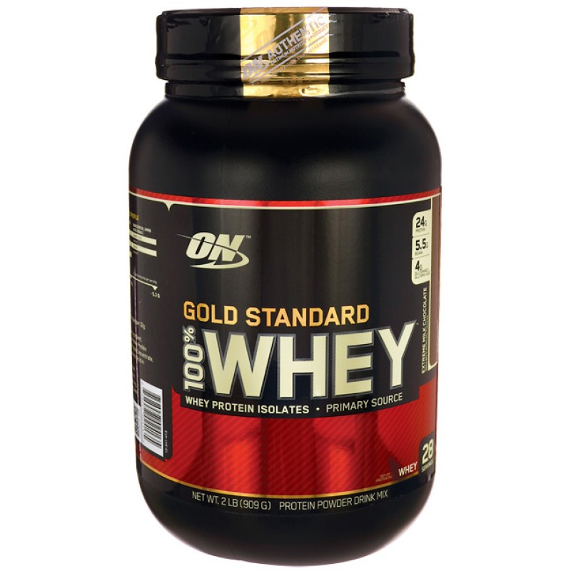 ON GOLD STANDARD 100% WHEY- EXTREME MILK CHOCOLATE 2LBS