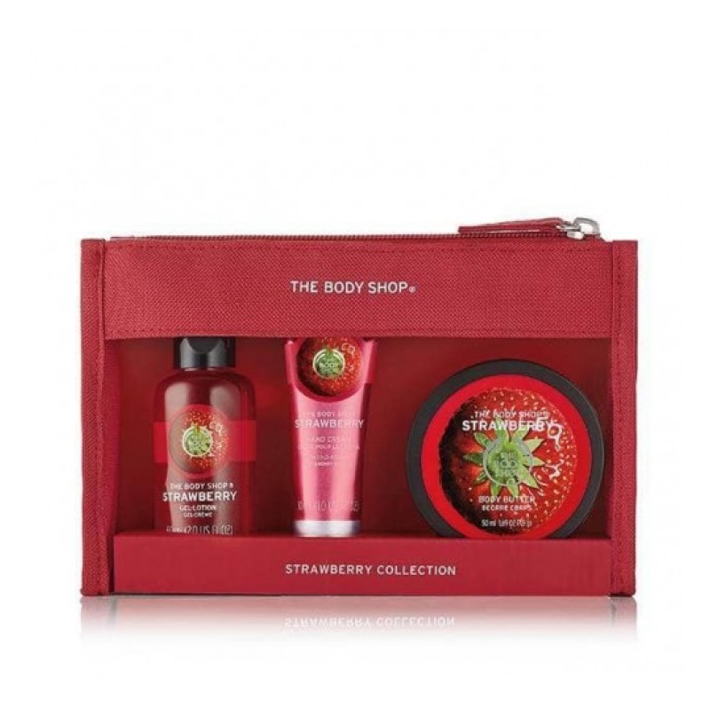 THE BODY SHOP STRAWBERRY BEAUTY BAG