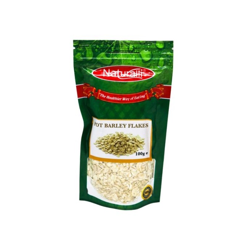 NATURALLI POT BARLEY FLAKES 100G