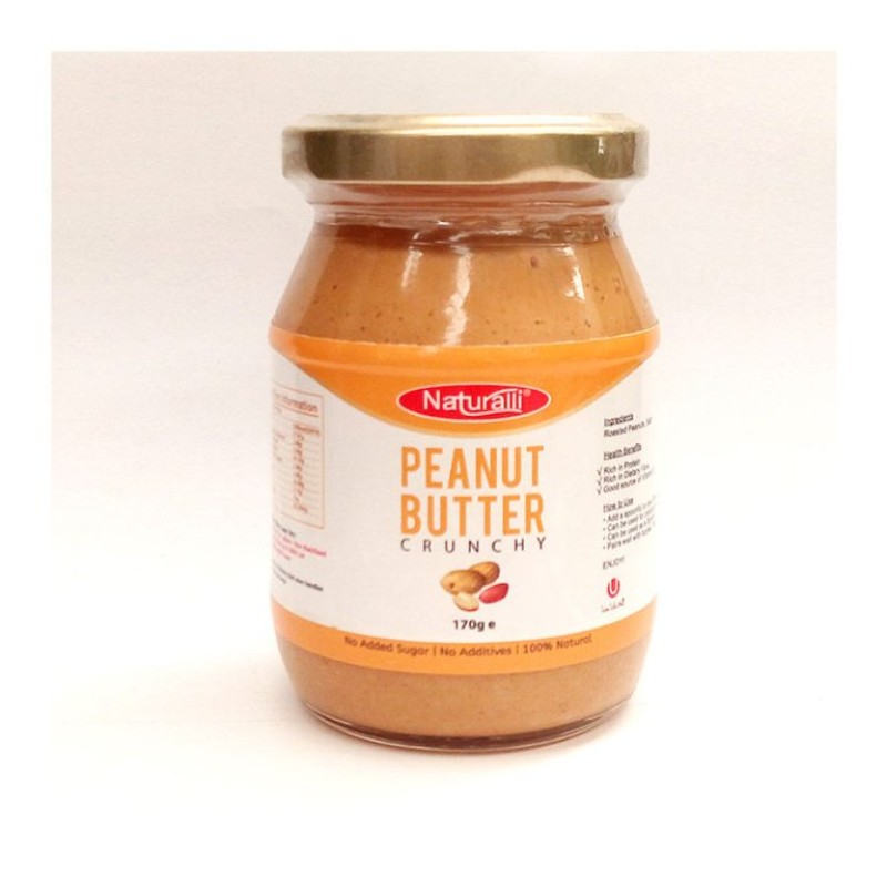 NATURALLI PEANUT BUTTER 170G