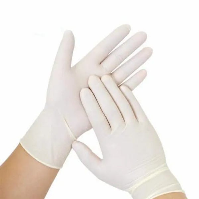 LATEX EXAMINATION GLOVES MEDIUM 100'S