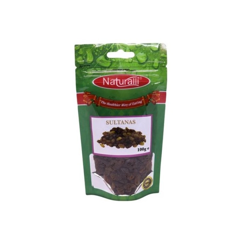 NATURALLI DRIED SULTANAS 100G