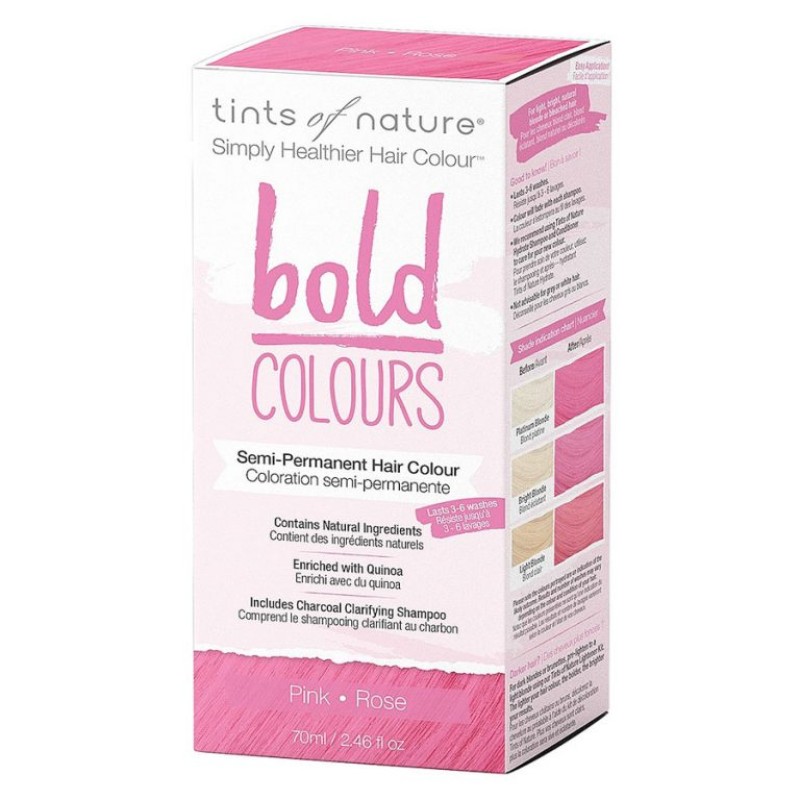 TINTS OF NATURE BOLD COLOURS PINK 70ML TINTS OF NATURE BOLD COLOURS PINK 70ML