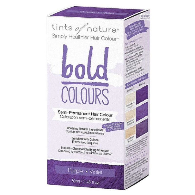 TINTS OF NATURE BOLD COLOURS PURPLE 70ML TINTS OF NATURE BOLD COLOURS PURPLE 70ML
