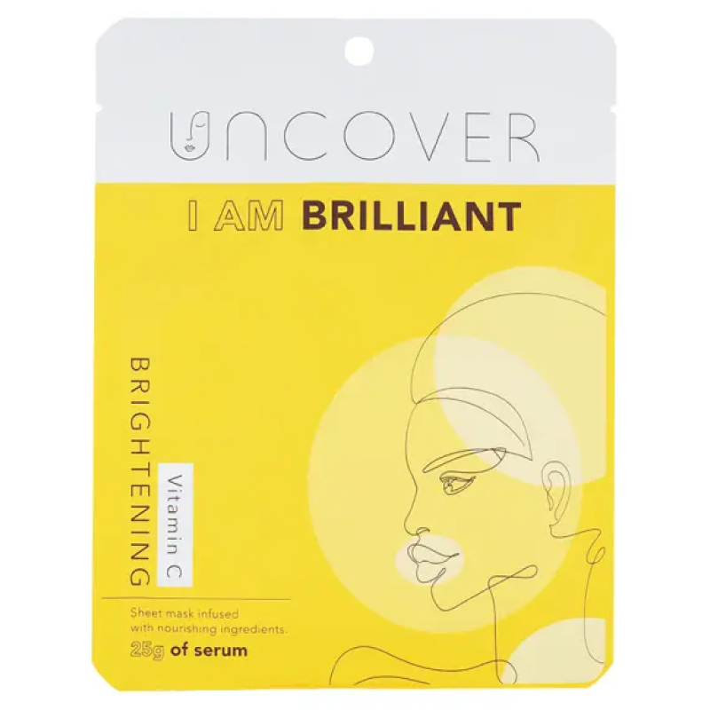 UNCOVER VITAMIN C BRIGHTENING SHEET MASK 25G