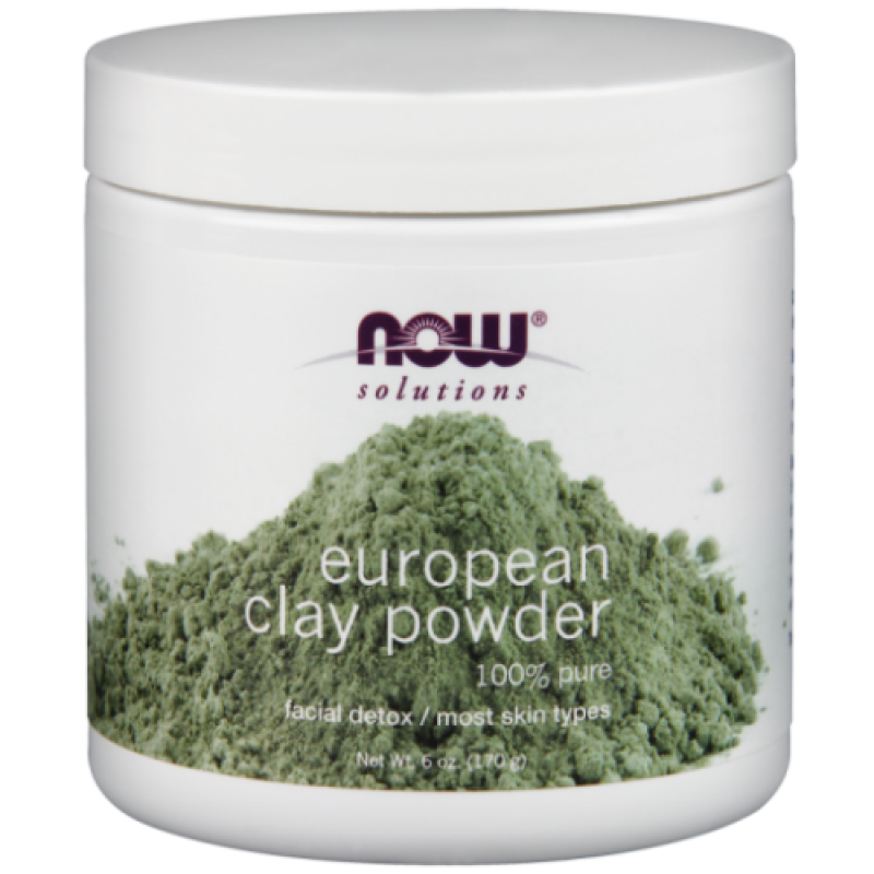 NOW EUROPEAN CLAY POWDER 6OZ 170G