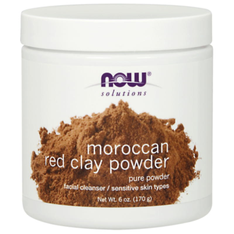 NOW MOROCCAN RED CLAY POWDER 6OZ 170G