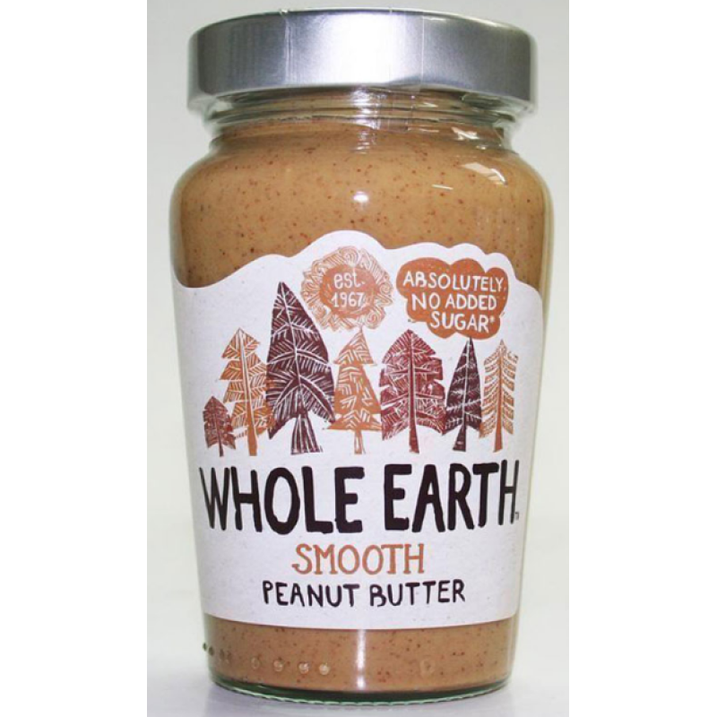 WHOLE EARTH ORIGINAL SMOOTH PEANUT BUTTER 340GM