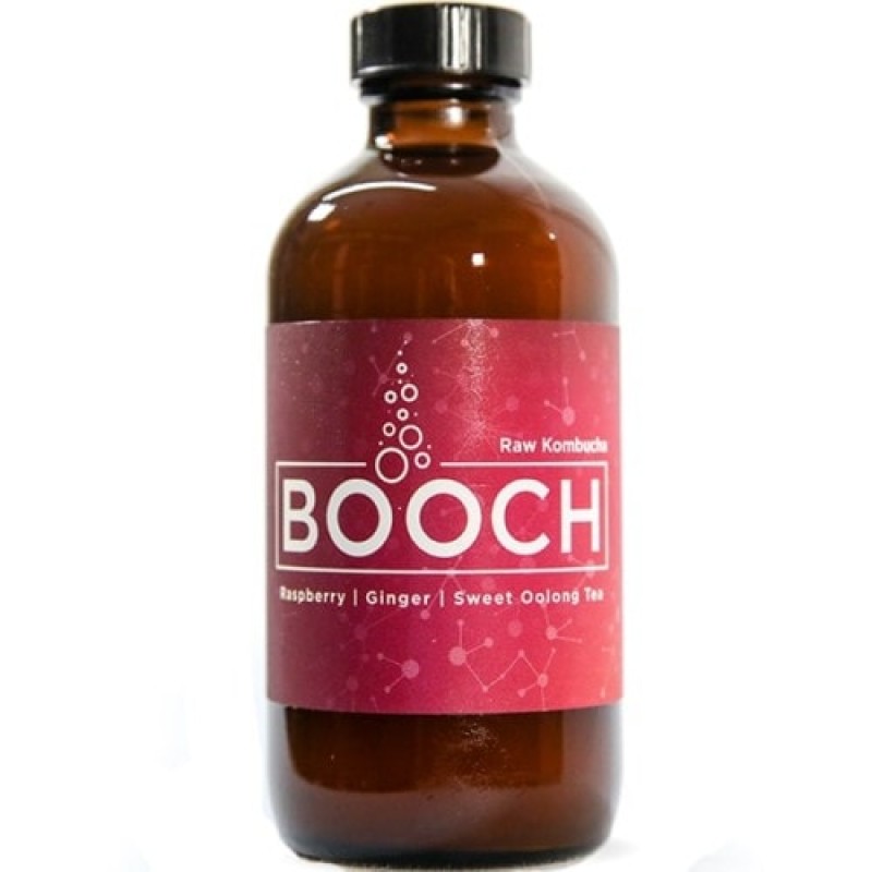 BOOCH KOMBUCHA RASPBERRY GINGER DRINK 250ML