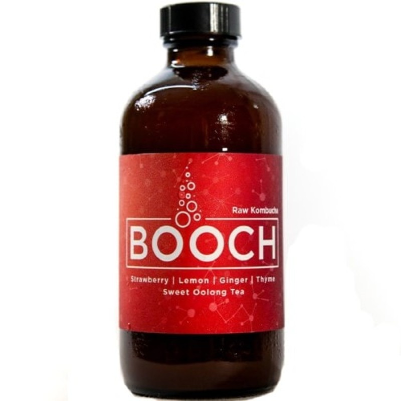 BOOCH KOMBUCHA STRAWBERRY GINGER DRINK 250ML