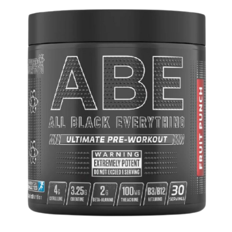 APPLIED NUTRITION ABE PRE-WORKOUT FRUIT PUNCH FLAVOUR 30 SERVINGS 315G