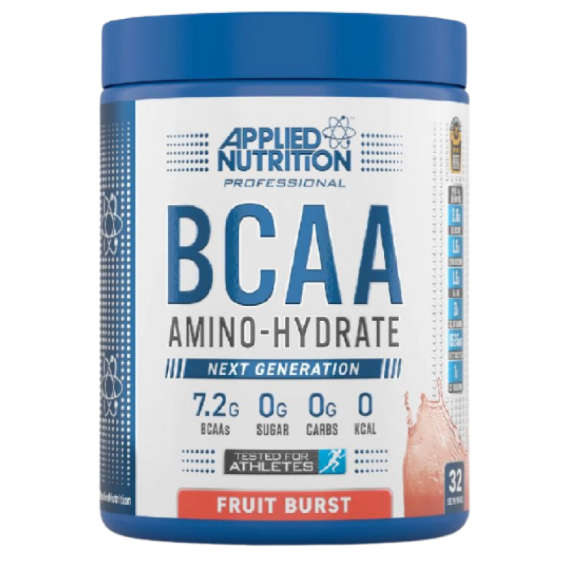 APPLIED NUTRITION BCAA AMINO HYDRATE FRUIT BURST FLAVOUR 32 SERVINGS 450G