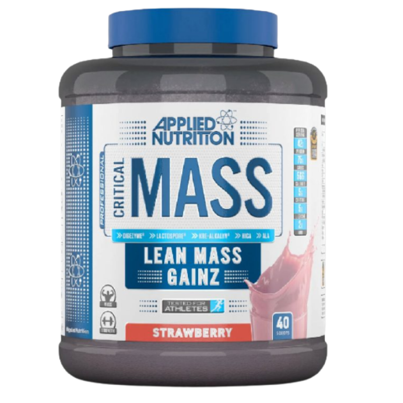 APPLIED NUTRITION MASS PROTEIN STRAWBERRY 40 SERVINGS 2.4KG