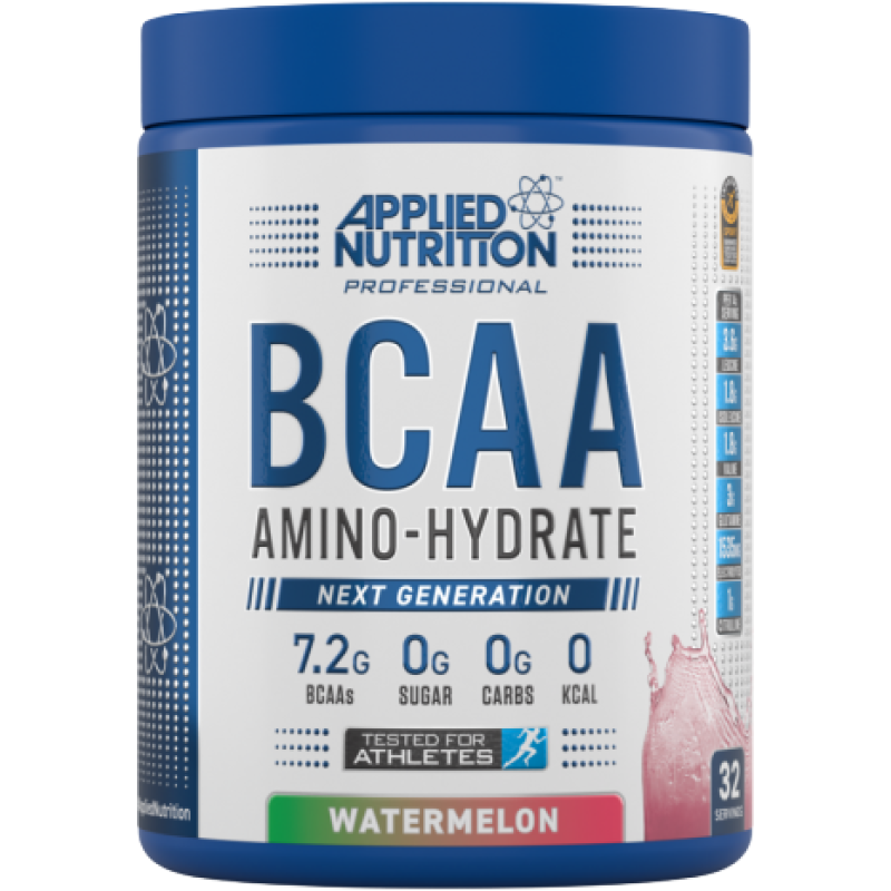 APPLIED NUTRITION BCAA AMINO HYDRATE WATERMELON FLAVOUR 32 SERVINGS 450G