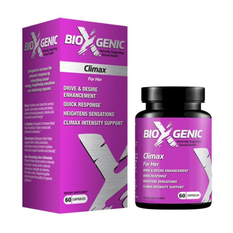 BIOXGENIC CLIMAX FOR HER 60 CAPSULES