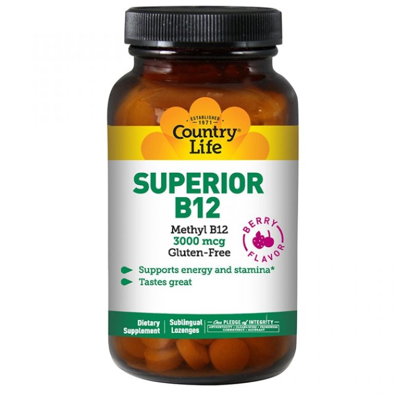 COUNTRY LIFE SUPERIOR METHYL B12 50 TABS