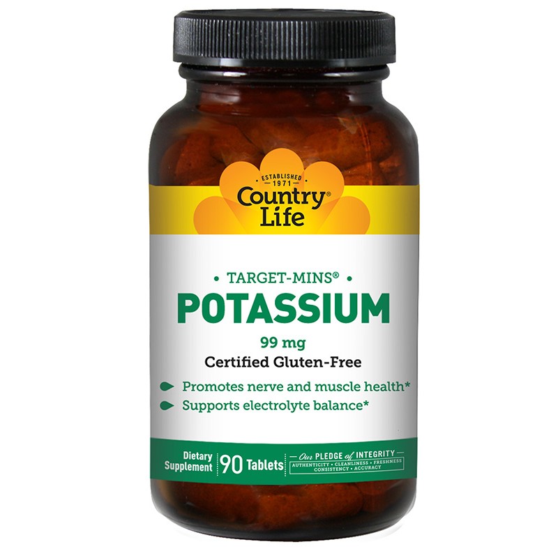 COUNTRY LIFE POTASSIUM 99MG 90 TABS