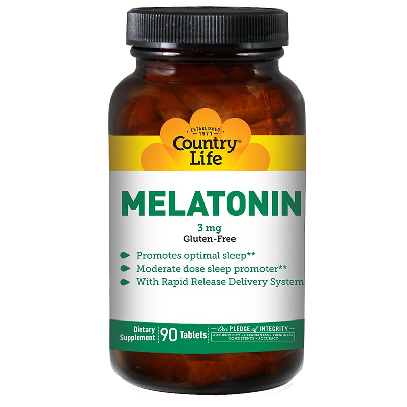 COUNTRY LIFE MELATONIN 3MG 90'S