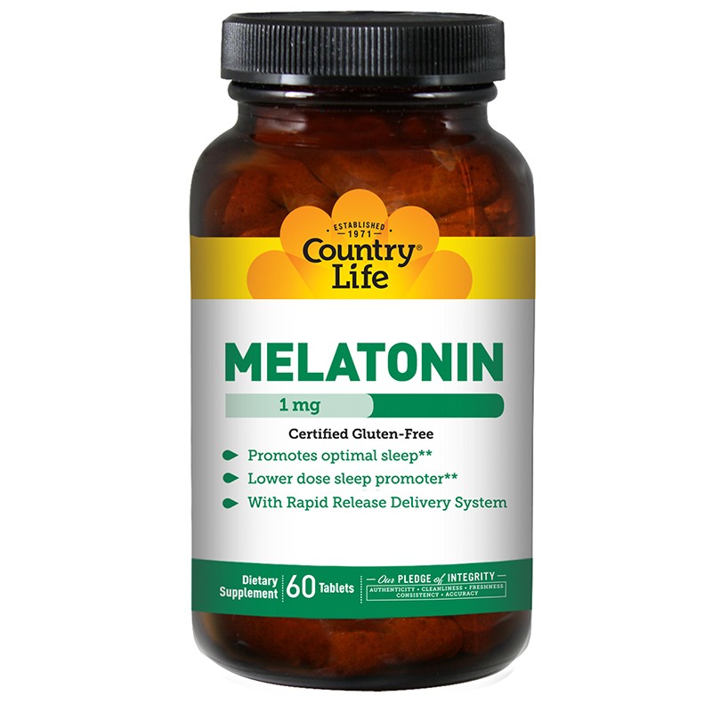 COUNTRY LIFE MELATONIN 1MG 60 TABS