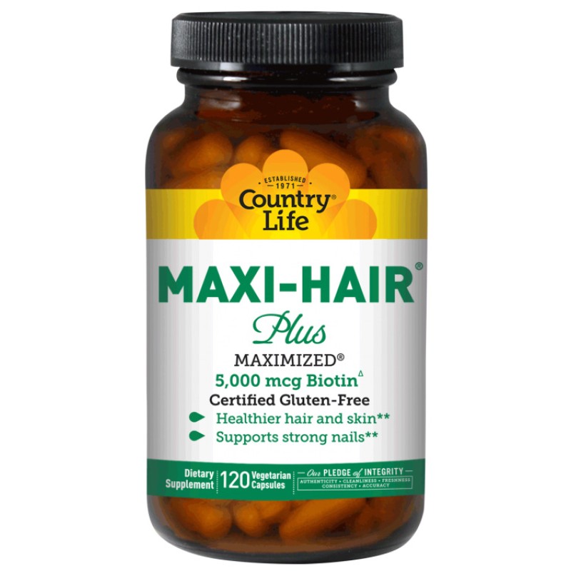 COUNTRY LIFE MAXI-HAIR PLUS 120 TABS