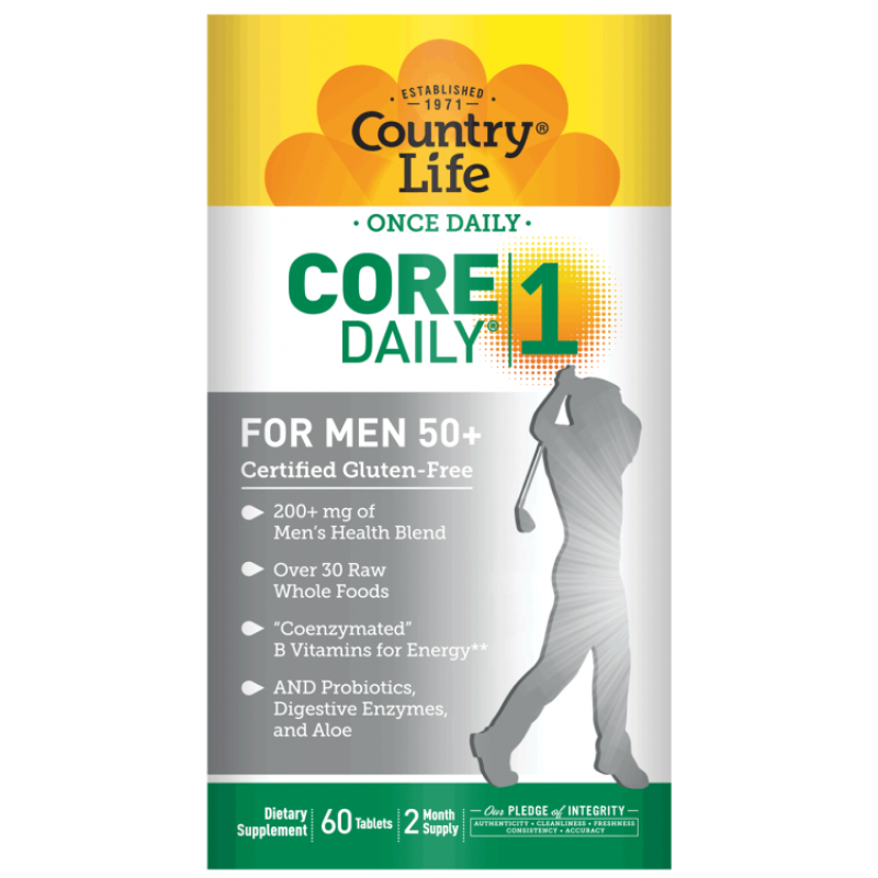 COUNTRY LIFE CORE DAILY 1 MULTIVITAMIN MEN 50+ 60TABLETS