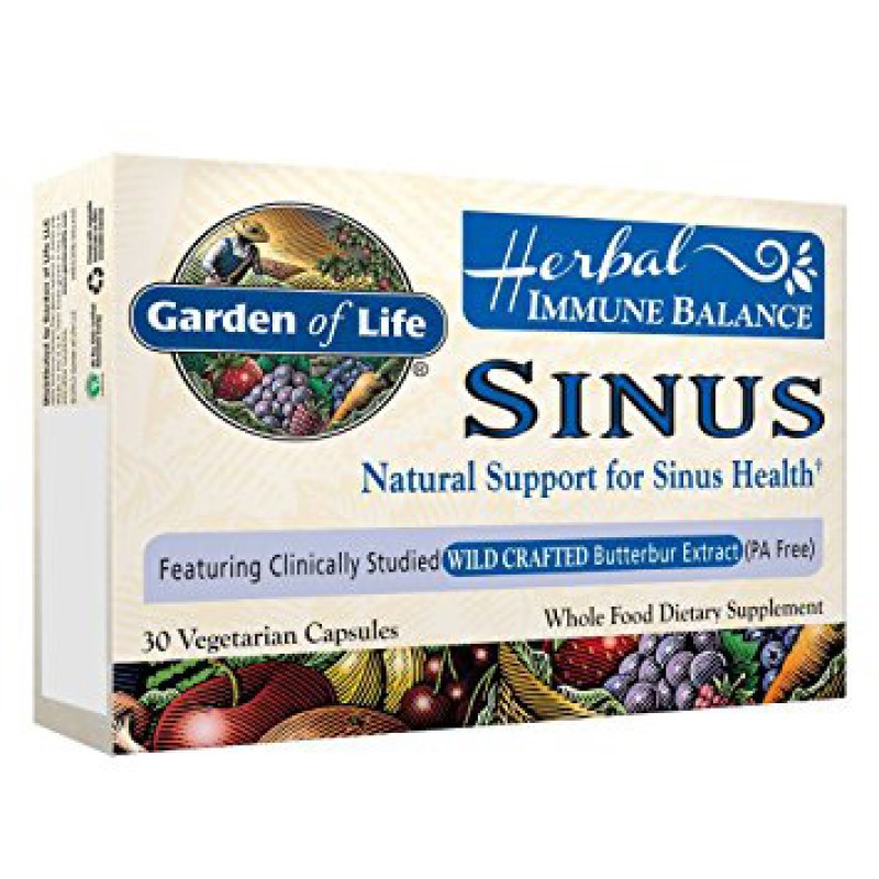 GARDEN OF LIFE HERBAL IMMUNE BALANCE SINUS 30 VCAPS