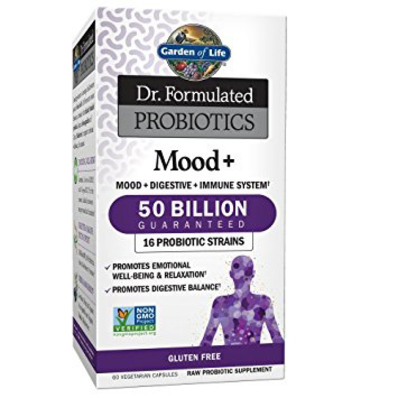 GARDEN OF LIFE DR FORMULATED PROBIOTICS MOOD 50 BILLION 60 CAPS