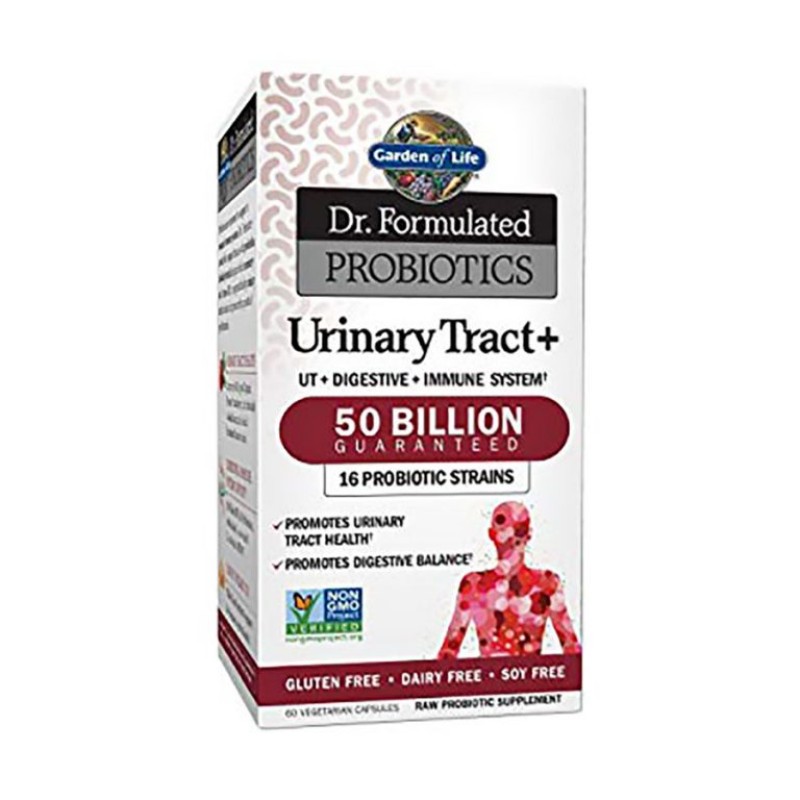 GARDEN OF LIFE DR FORMULATED PROBIOTICS URINARY TRACT 50 BILLION 60CAPS