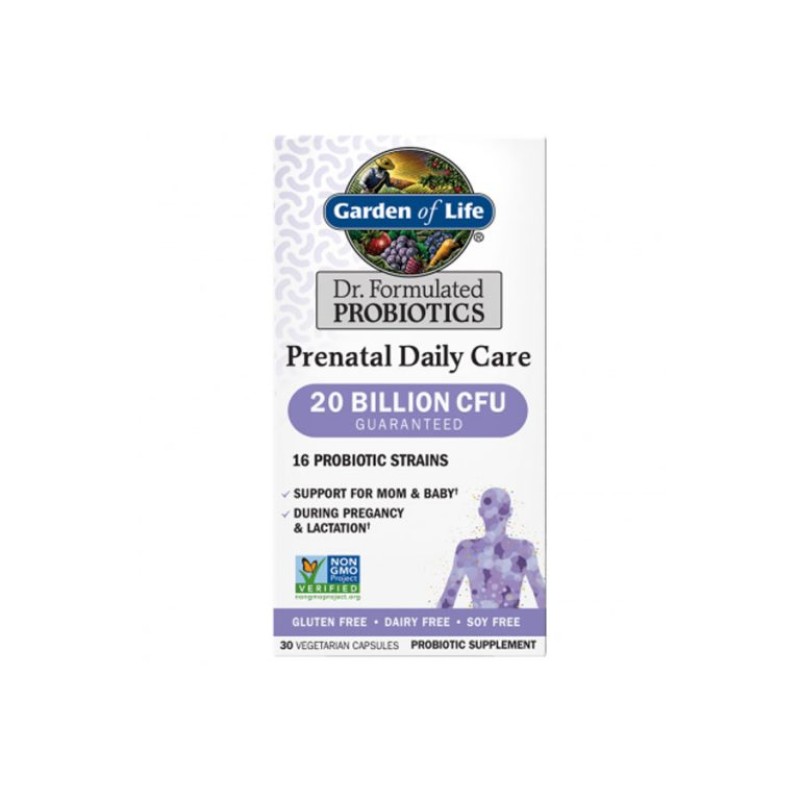 GARDEN OF LIFE DR FORMULATED PROBIOTIC PRENATAL 20 BILLION 30CAPS