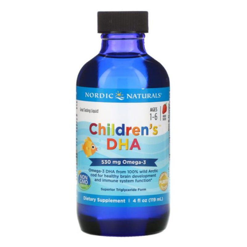 NORDIC NATURALS CHILDREN’S DHA (4OZ) 119ML