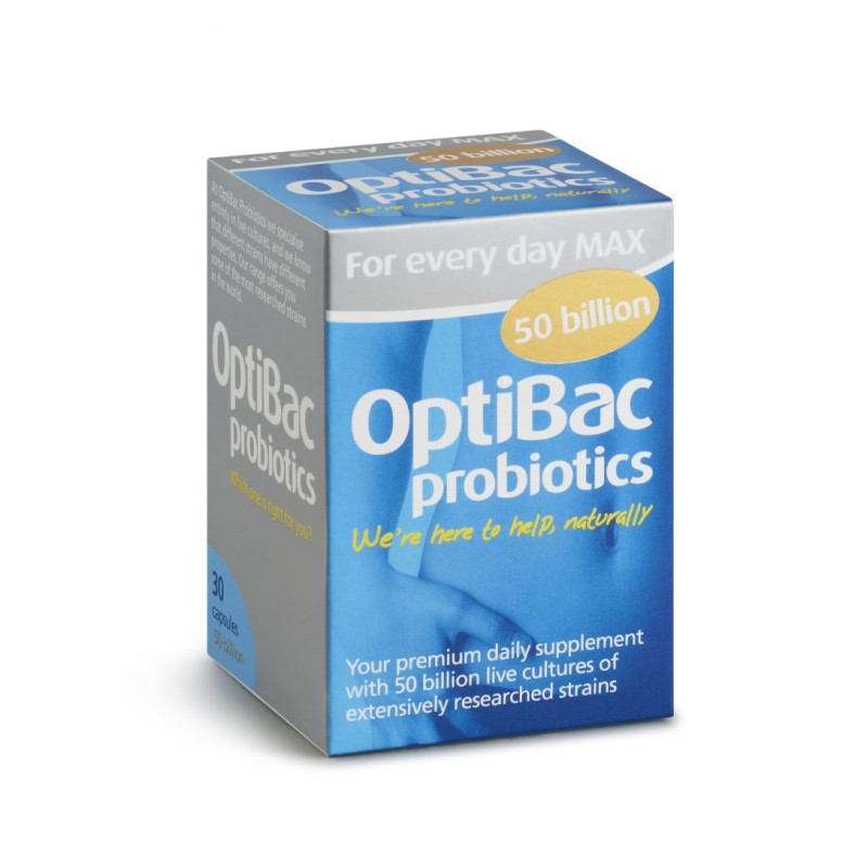 OPTIBAC PROBIOTICS EVERY DAY MAX 50 BILLION 30'S