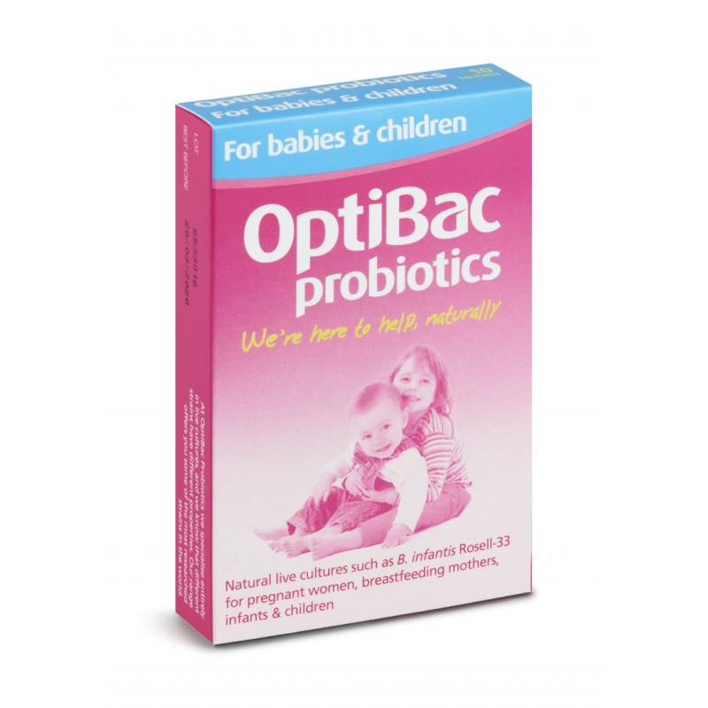 OPTIBAC PROBIOTICS FOR BABIES/CHILDREN 10 SACHETS