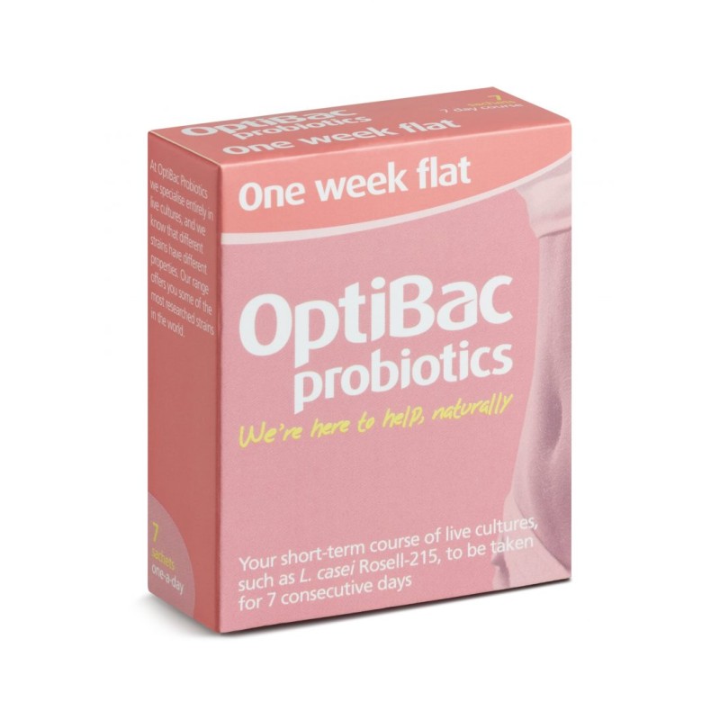 OPTIBAC PROBIOTICS ONE WEEK FLAT 7 SACHETS