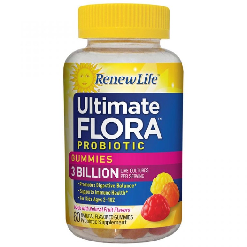 RENEW LIFE ULTIMATE FLORA PROBIOTIC GUMMIES 3 BILLION