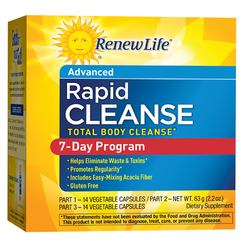 RENEW LIFE TOTAL BODY RAPID CLEANSE KIT