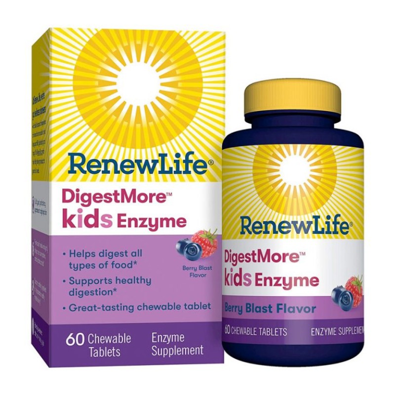 RENEW LIFE DIGESTMORE KIDS ENZYME 60’S