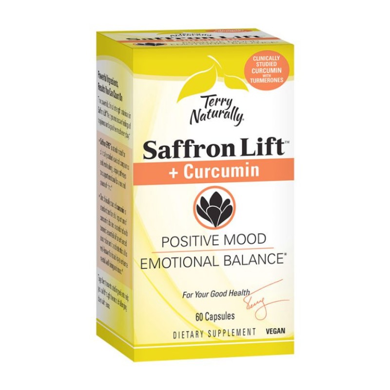 TERRY NATURALLY SAFFRON LIFT + CURCUMIN 60’S